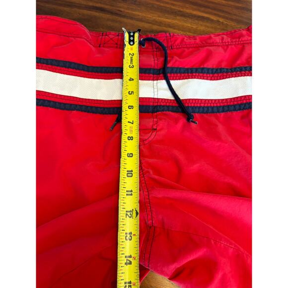 Vintage Polo Sport Ralph Lauren Swim Trunks Size XL Elastic Stretched Out - Picture 6 of 7